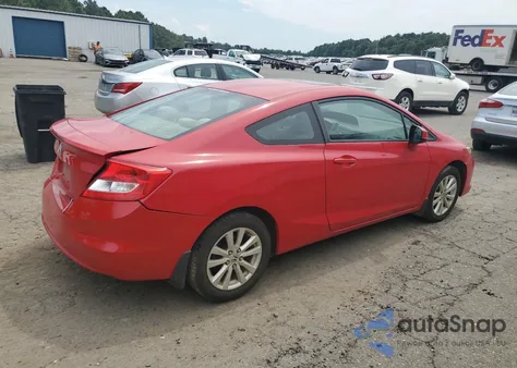 2012 Honda Civic Ex z USA, uszkodzony, nr VIN 2HGFG3B87CH532969